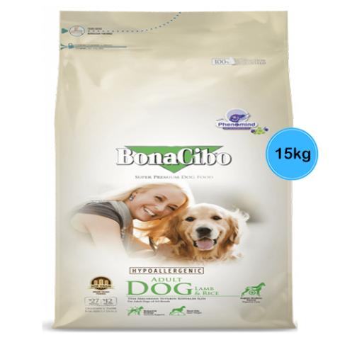 BonaCibo Adult Dog Lamb and Rice 15kg