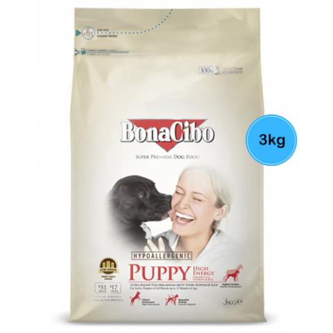 BonaCibo Puppy High Energy Chicken and Rice with Anchovy 3kg