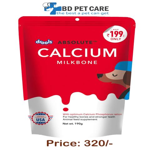 Drools Absolute Calcium Bone Pouch, 190g
