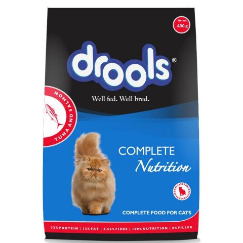 Drools Tuna & Salmon Adult Cat Food, 400g