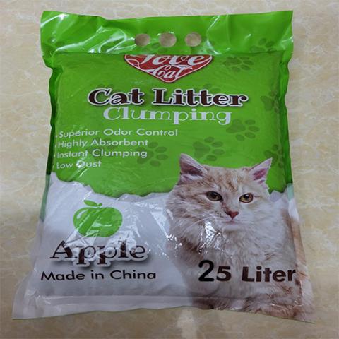 LoveCat Cat Litter Clumping Apple 25L