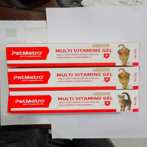 PetMetro Nutri Supplements Multi Vitamins Gel 120 gm